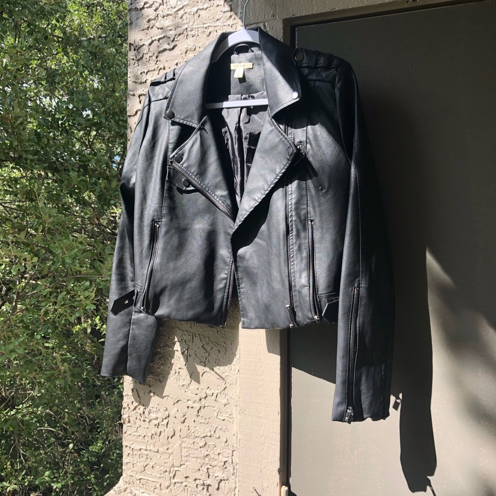 SOLD | Black Moto Jacket
